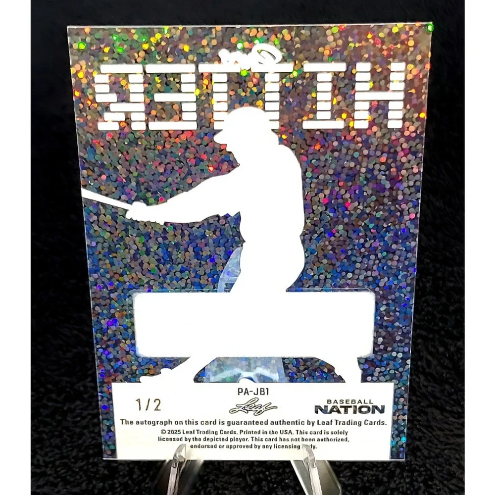 2025 Johnny Bench 1/2 Leaf Pure Hitter Auto RARE Cincinnati Reds HOF